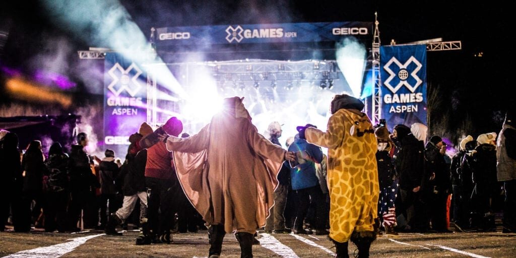Aspen, CO - January 28, 2017 - Buttermilk Mountain: The Chainsmokers performing at X Games Aspen 2017
(Photo by Dave Camara / ESPN Images)